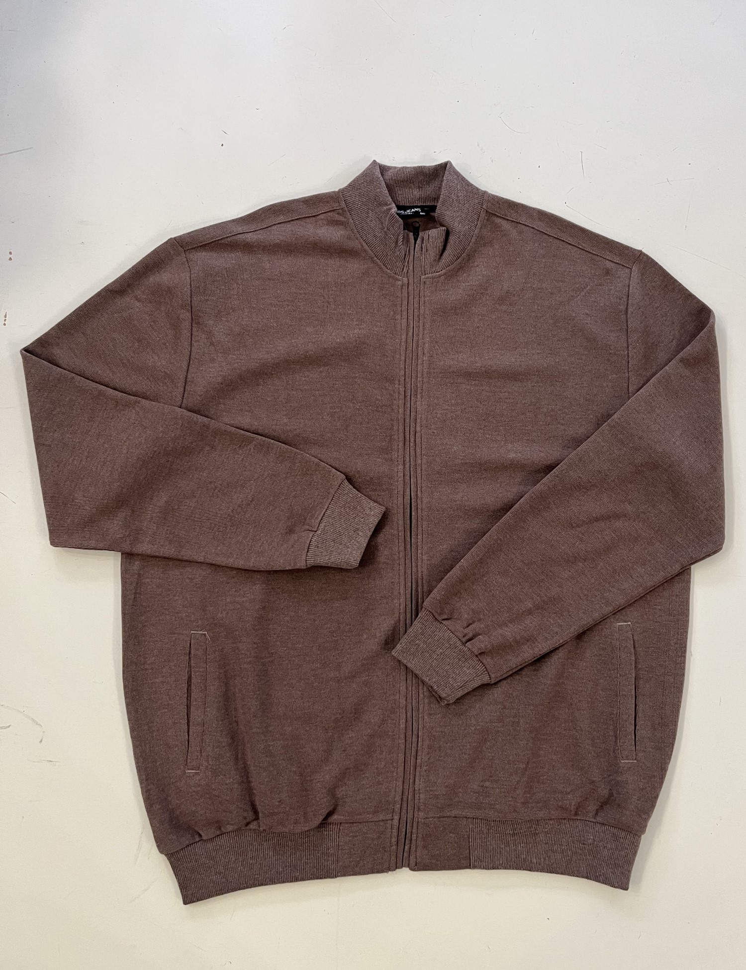 EPOS Ανδρική πούρο ζακέτα με γιακά και πλαϊνές τσέπες Plus Size EP2402814